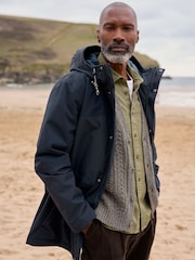 Seasalt Cornwall Blue Mens Horizon Coat - Image 1 of 5