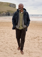 Seasalt Cornwall Blue Mens Horizon Coat - Image 2 of 5