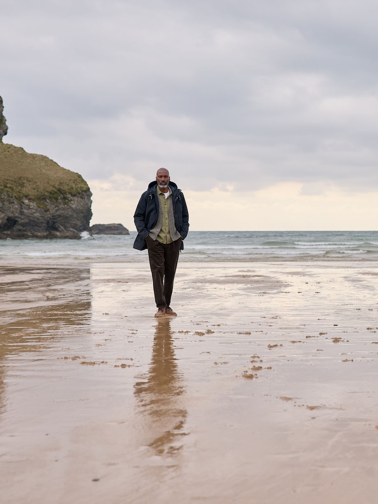 Seasalt Cornwall Blue Mens Horizon Coat - Image 5 of 5