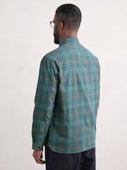 Seasalt Cornwall Blue Mens Shoreman Shirt - Image 2 of 5