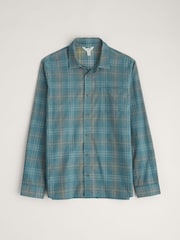 Seasalt Cornwall Blue Mens Shoreman Shirt - Image 4 of 5