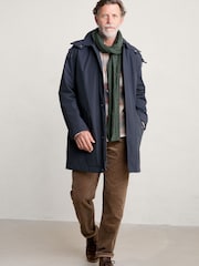 Seasalt Cornwall Blue Mens Stone Wave Coat - Image 1 of 6