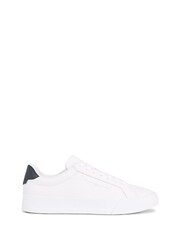 Tommy Hilfiger White Court Leather Trainers - Image 2 of 7