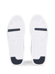 Tommy Hilfiger White Court Leather Trainers - Image 7 of 7