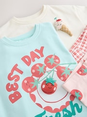 Red Picnic Top and Shorts Set 2 Pack (3mths-7yrs) - Image 7 of 7