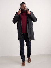 Seasalt Cornwall Black Mens Tidesman Coat - Image 2 of 5