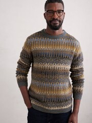 Seasalt Cornwall Black Mens Sparrowhawk Jumper - Image 1 of 5