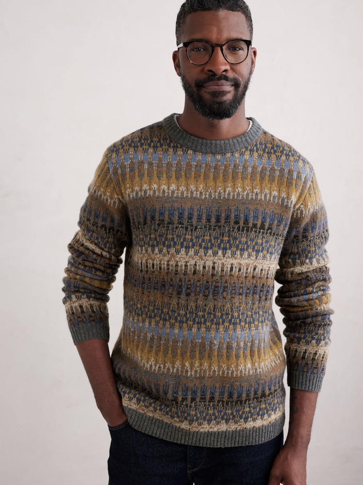 Seasalt Cornwall Black Mens Sparrowhawk Jumper - Image 1 of 5
