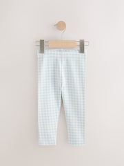 Blue Ribbed Leggings 3 Pack (3mths-7yrs) - Image 2 of 7