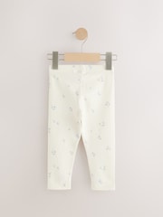 Blue Ribbed Leggings 3 Pack (3mths-7yrs) - Image 4 of 7