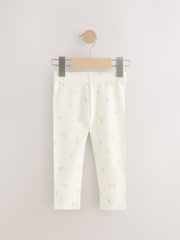 Blue Ribbed Leggings 3 Pack (3mths-7yrs) - Image 5 of 7