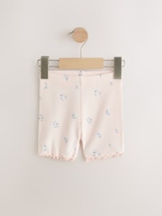 Blue Ribbed Shorts 5 Pack (3mths-7yrs) - Image 2 of 10