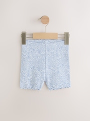 Blue Ribbed Shorts 5 Pack (3mths-7yrs) - Image 3 of 10