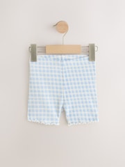 Blue Ribbed Shorts 5 Pack (3mths-7yrs) - Image 6 of 10