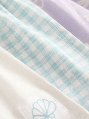 Morado lila - Pack de 3 pantalones cortos de algodón 100 % (3 meses - 7 años) - Imagen 6 de 7