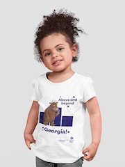 Star Editions Gruffalo Team GB Above and Beyond 100% Cotton Personalised White T-Shirt - Image 2 of 4