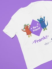 Star Editions Smeds and Smoos Be a Friend 100% Cotton Personalised Team GB White T-Shirt - Image 4 of 4