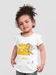Star Editions Mouse and Power Up 100% Cotton Personalised White T-Shirt - Team GB Edition - Image 2 of 4