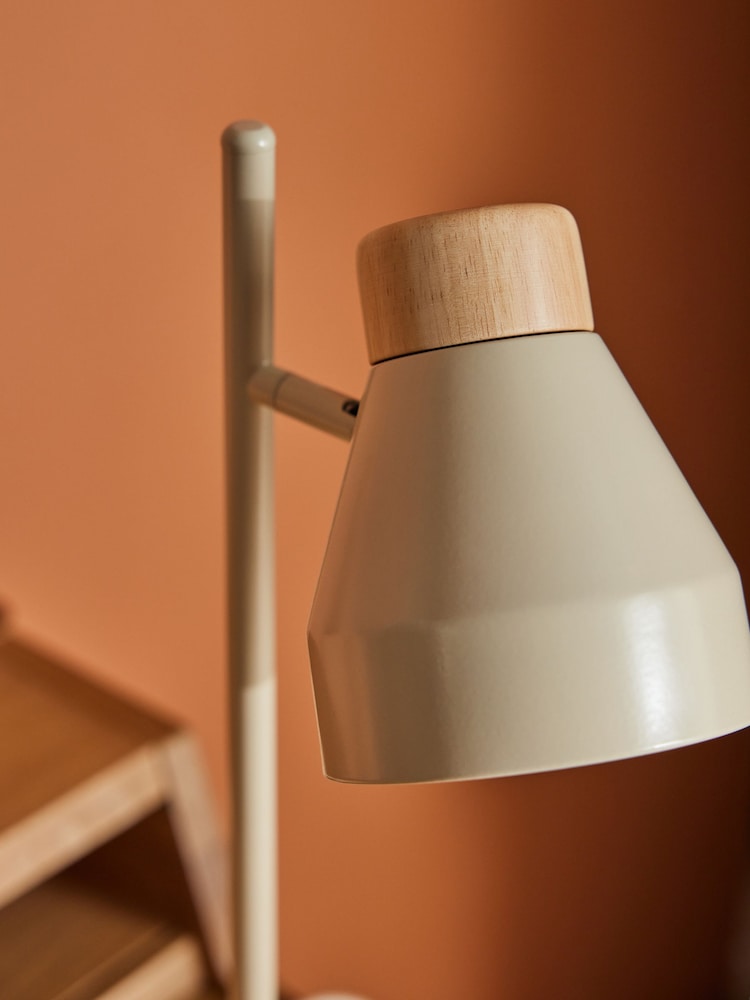 MADE.COM Cream Albert Table Lamp - Image 2 of 3