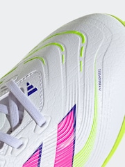 adidas Green/White Adult Predator League Turf Boots - Image 8 of 9