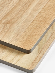 Natural Set of 2 Malvern Chopping Boards - Image 2 of 5