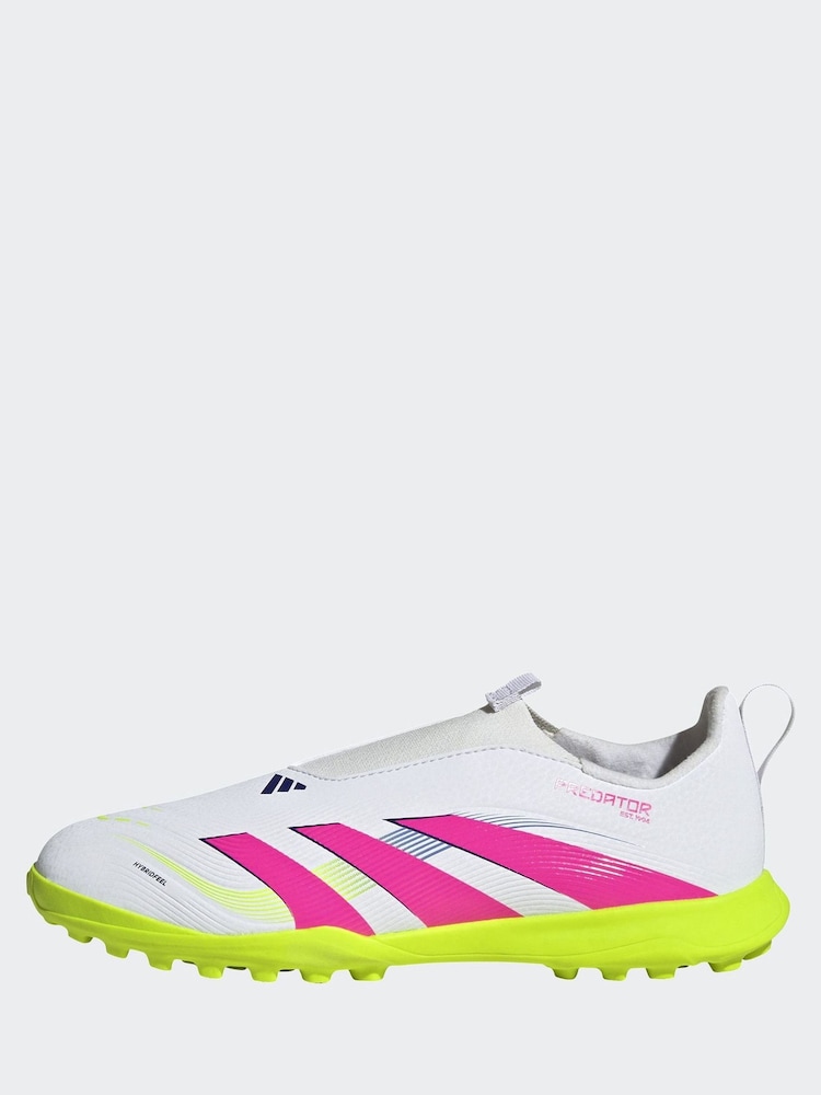 adidas Natural Kids Predator League Laceless Turf Boots - Image 2 of 9