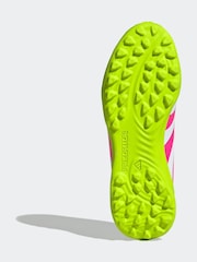 adidas Natural Kids Predator League Laceless Turf Boots - Image 7 of 9