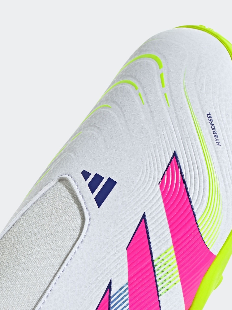 adidas Natural Kids Predator League Laceless Turf Boots - Image 8 of 9