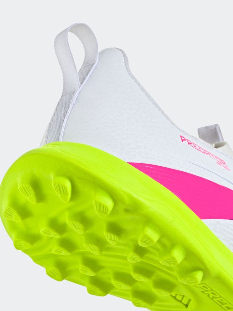 adidas Natural Kids Predator League Laceless Turf Boots - Image 9 of 9