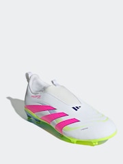 adidas Natural Kids Predator League Laceless Firm/Multi Ground Boots - Image 1 of 9