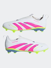 adidas Natural Kids Predator League Laceless Firm/Multi Ground Boots - Image 4 of 9