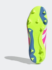 adidas Natural Kids Predator League Laceless Firm/Multi Ground Boots - Image 7 of 9