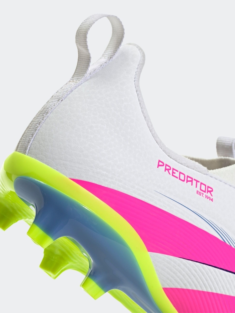adidas Natural Kids Predator League Laceless Firm/Multi Ground Boots - Image 9 of 9