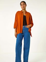 Roman Orange Relaxed Smart Stretch Shirt - Image 2 of 5