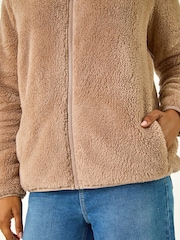 Roman Natural Soft Sherpa Fleece Jacket - Image 5 of 5