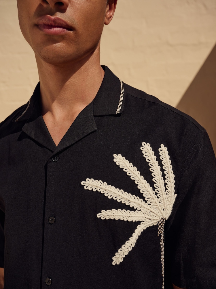 palm tree dress shirt Red Palm Tree Shirt