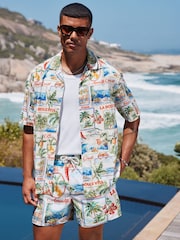 Multi Printed Short Sleeve Style Shirt - Image 2 of 8