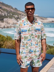 Multi Printed Short Sleeve Style Shirt - Image 3 of 8