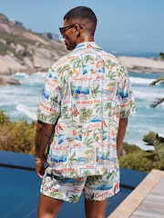 Multi Printed Short Sleeve Style Shirt - Image 5 of 8