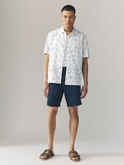 White Lemon Printed Short Sleeve Shirt - Image 3 of 7