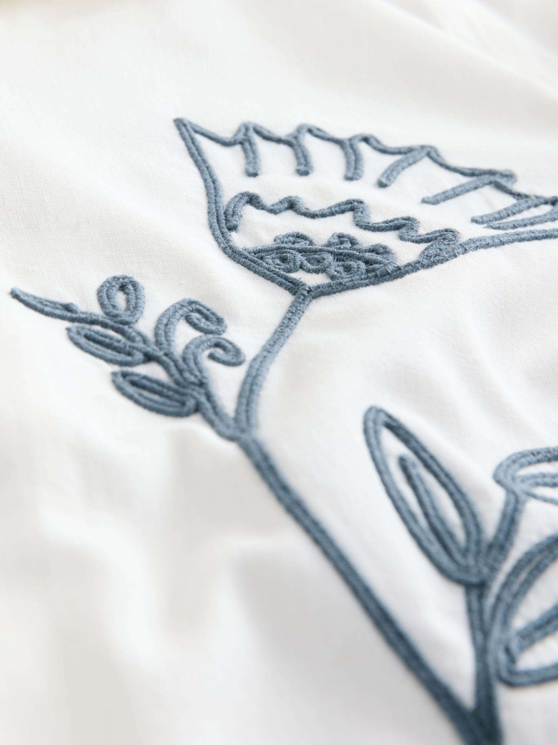 Buy White Embroidered Flower Short Sleeve Shirt from Next USA
