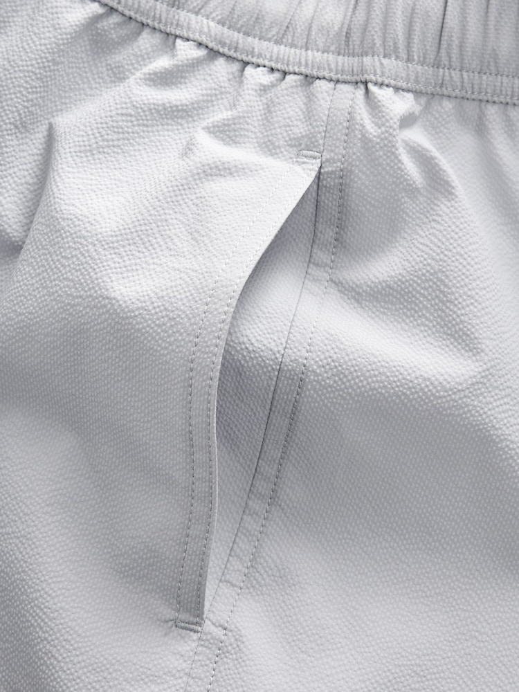 Grey Seersucker Swim Shorts - Image 11 of 11 Grey Seersucker Swim Shorts - Image 11 of 11