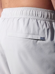 Grey Seersucker Swim Shorts - Image 7 of 11