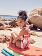 Multi Crochet Detail Swimsuit (3-16yrs) - Image 3 of 8