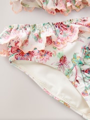 Pink Floral Tiered Bikini (3-16yrs) - Image 7 of 7
