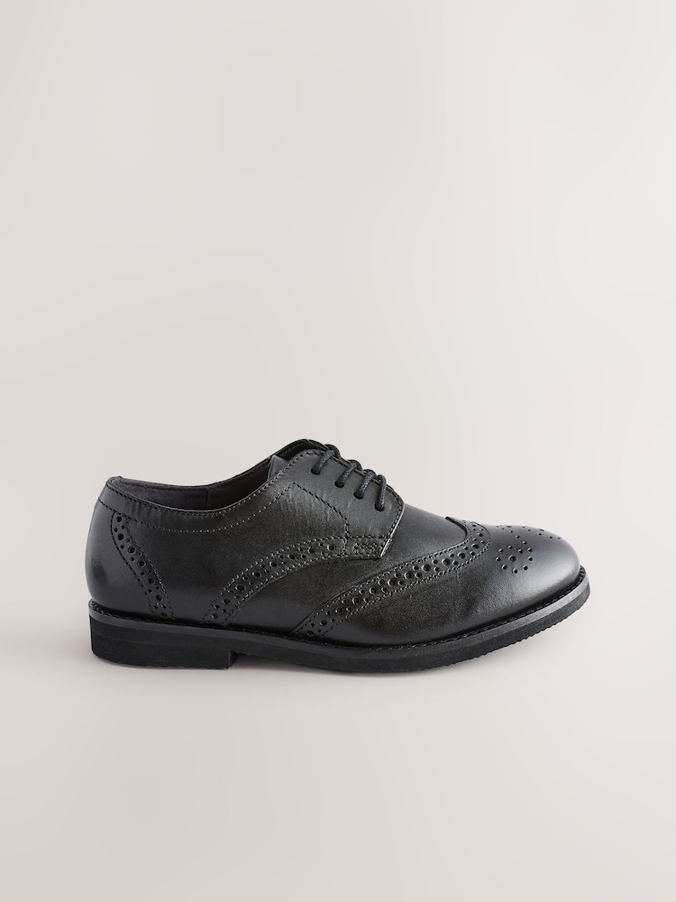 črna - Smart Leather gležnjar z luknjičastim vzorcem in vezalkami čevlji - Slika 2 iz 5 črna - Smart Leather gležnjar z luknjičastim vzorcem in vezalkami čevlji - Slika 2 iz 5