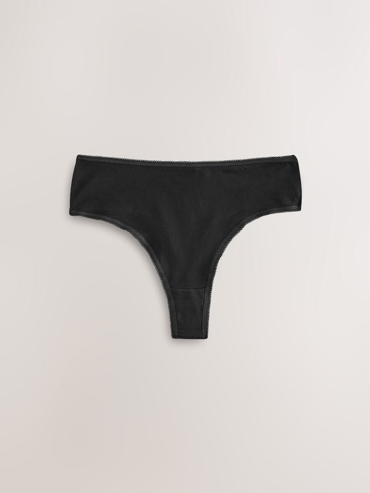 Noir - Lot de 5 culottes riches - Image 2 de 8