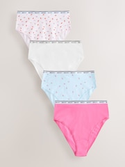 Estampado de frutas - Pack de 4 bragas con logotipo - Imagen 1 de 8