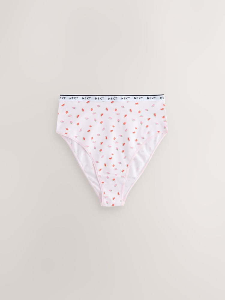 Estampado de frutas - Pack de 4 bragas con logotipo - Imagen 2 de 8