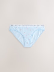Fruit Print Bikini Logo Knickers 4 Pack - Image 3 of 7